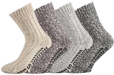 2 Paar TippTexx 24 superwarme ABS Norwegersocken Stopper-Socken
